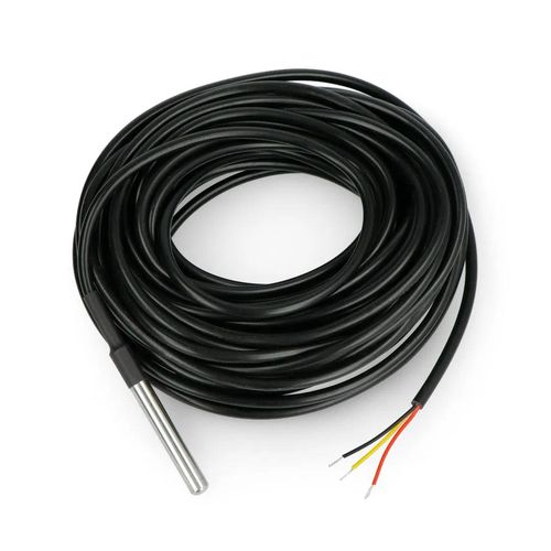 Waterproof probe with temperature sensor DS18B20 - Okystar - 10m OKY-16557 5904422351540