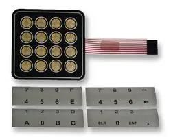 KEYPAD, MEMBRANE, 4X4, 0.1A, 30VDC AC3561