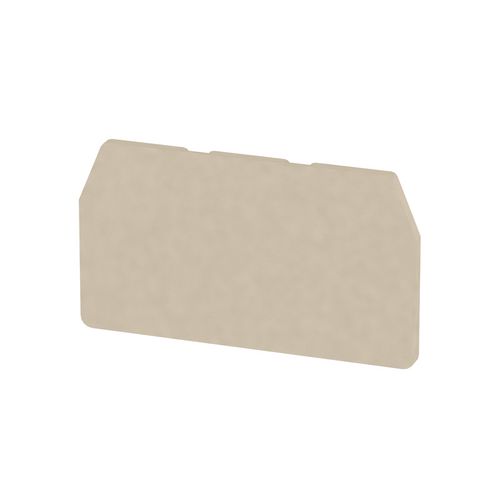 Partition plate (terminal), End and intermediate plate, 51.5 mm x 28.9 mm, dark beige Weidmuller 1776030000 04032248188116