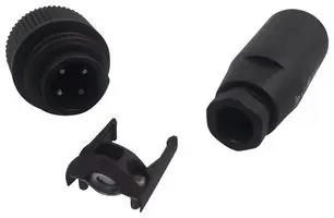 CIRCULAR, PLUG, 3+PE WAY, PG9, CABLE 99-4221-00-04