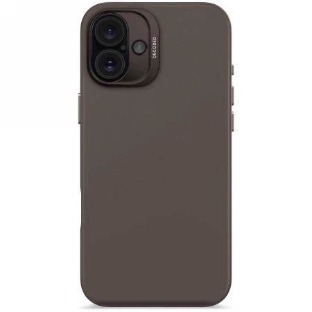 Decoded AntiMicrobial Silicone Backcover MagSafe for iPhone 16 Plus - Brown, Decoded D25IPO16PLBCS9PM D25IPO16PLBCS9PM