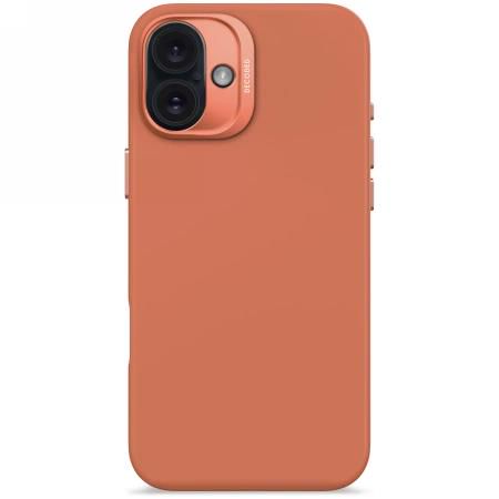Decoded AntiMicrobial Silicone Backcover with MagSafe for iPhone 16 Plus - Orange, Decoded D25IPO16PLBCS9SE D25IPO16PLBCS9SE