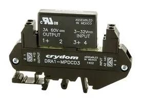 SSR, DIN MODULE, 60VDC, 3A DRA1-MPDCD3