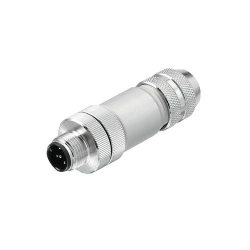 Round plug (field customisable), pin, straight, Screw connection, M12, 0.14 mm², 0.75 mm², 6 - 8 mm, Number of poles: 5, Shield connection: Yes Weidmuller 1784740000 04032248191826