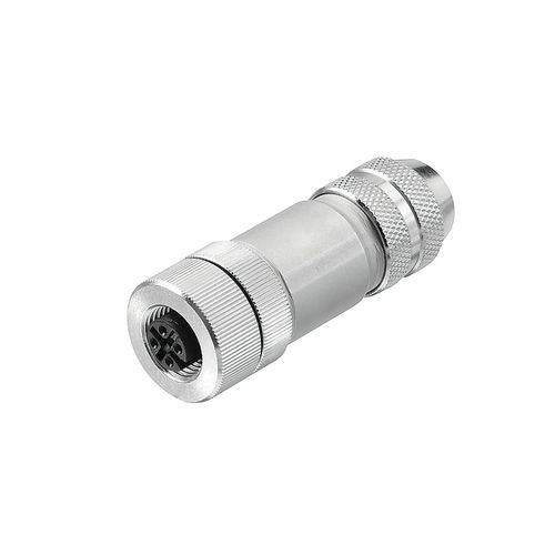 Round plug (field customisable), Female socket, straight, Screw connection, M12, 0.14 mm², 0.75 mm², 6 - 8 mm, Number of poles: 5, Shield connection: Weidmuller 1784750000 04032248191833