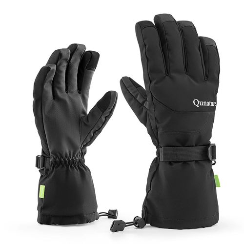 Qunature Ski Gloves - Finger Style Black M, Qunature 5907769366864 5907769366864