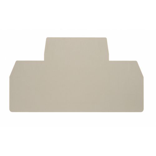 Partition plate (terminal), End and intermediate plate, 75 mm x 50 mm, dark beige Weidmuller 1791160000 04032248245260