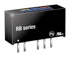 DC/DC, UNREG, 1W, 1KV, +/-12V, DUAL RB-2412D