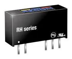 DC/DC, UNREG, 1W, +/-12V, DUAL RH-2412D