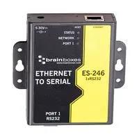 ETHERNET-SERIAL DEV SERVER, 10/100MBPS ES-246