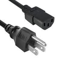 POWER CORD, 5-15P/IEC C13, 2.3M, 10A 312003-01