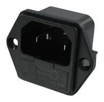 POWER ENTRY, RCPT, 10A, 250VAC, QC 719W-00/03