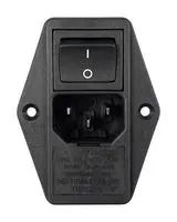 CONNECTOR, POWER ENTRY, PLUG, 10A 763-00/001