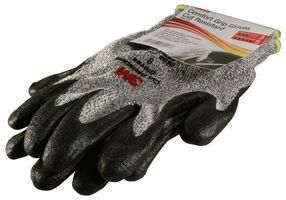 GLOVE, KNIT WRIST, M, GREY, POLYETHYLENE CGM-CR