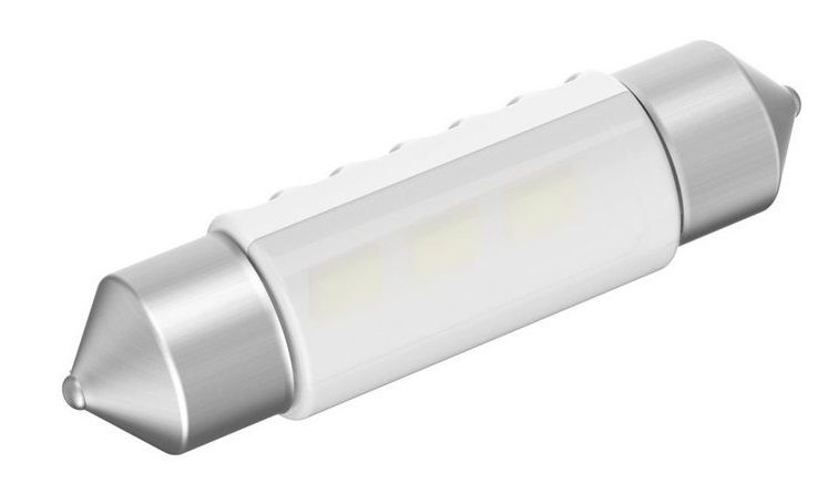 LED lamp 12V 0,6 W (C5W) SV8,5, mõõdud 10,5X38mm 180064000 4013790011091