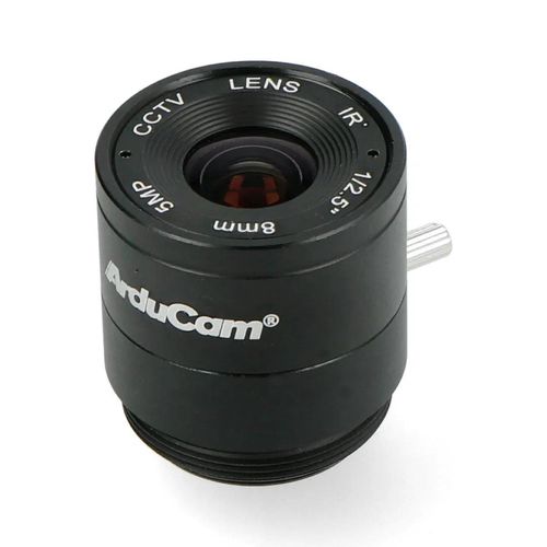 CS Mount lens 8mm - manual focus - for Raspberry Pi camera - Arducam LN038 ACM-17064 5904422326777