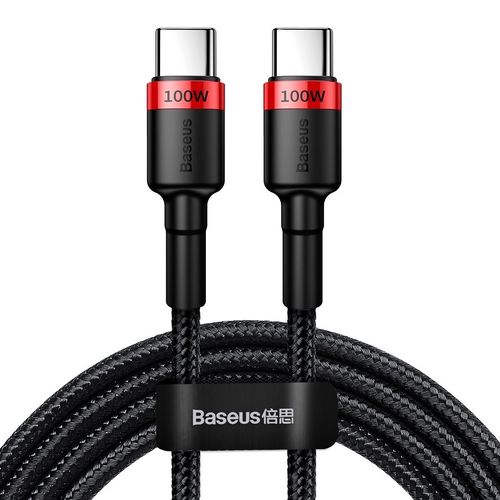 Baseus Cafule PD2.0 100W flash charging USB For Type-C cable (20V 5A)2m Red+Black, Baseus CATKLF-AL91