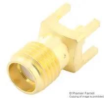 RF COAX CONN, SMA JACK, 50 OHM, PCB MP-60-04 TGG