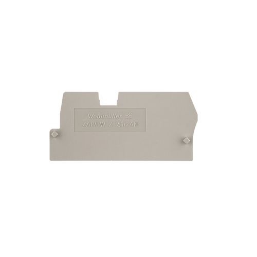 Partition plate (terminal), End and intermediate plate, 57.55 mm x 34.65 mm, dark beige Weidmuller 1855220000 04032248396528