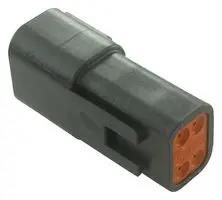 HOUSING, RECEPTACLE, 4 WAY, PLASTIC DT044P-CE02