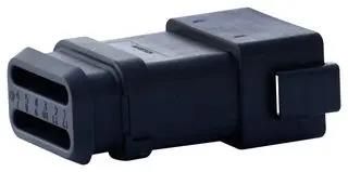 RECEPTACLE, BOOT, THIN WALL, 12WAY, PIN DT0412PA-CE09