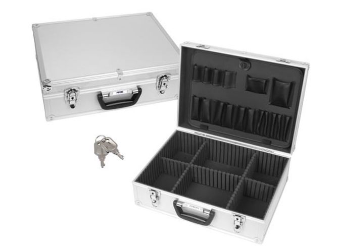 Aluminium tool case 457x330x152mm, with lock 1819-0 5411257010288