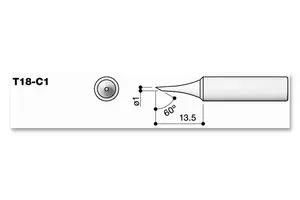 TIP, SOLDERING,1C T18-C1