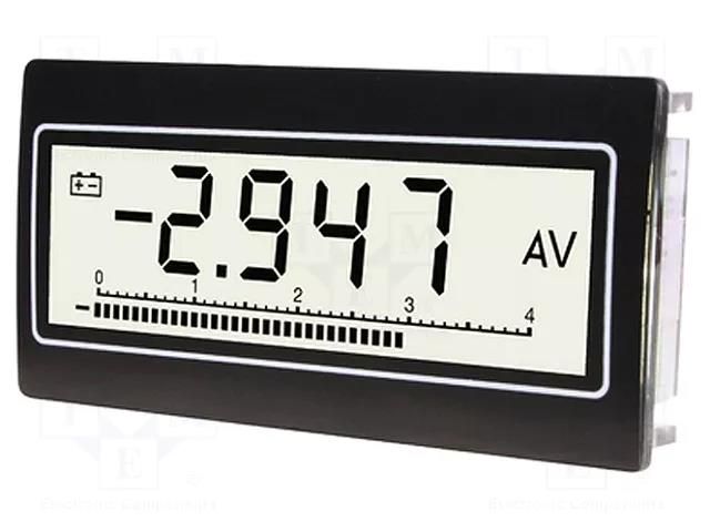 Meter: network parameters; on panel; digital,mounting; LCD; DPM TDE INSTRUMENTS DPM802-TW