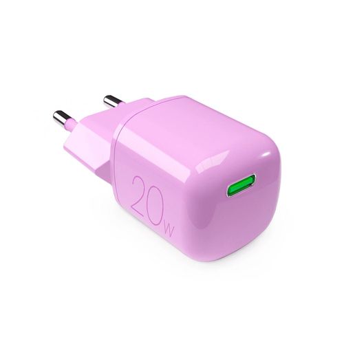 Puro 20W GaN USB-C Wall Charger - Pink, Puro Elektrik PUFCMTCUSBC20WGPINK PUFCMTCUSBC20WGPINK