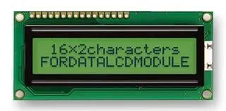 DISPLAY, ALPHANUMERIC, 16X2, NOBACKLIGHT FC1602N04-RNNYBW-16SE