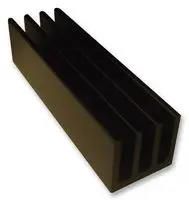 LED HEATSINK, STANDARD EXTRUDED SK 454 75 SA