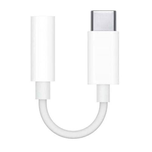 Apple MW2Q3ZM/A Adapter USB-C - mini jack 3.5mm - white, Apple MW2Q3ZM/A MW2Q3ZM/A