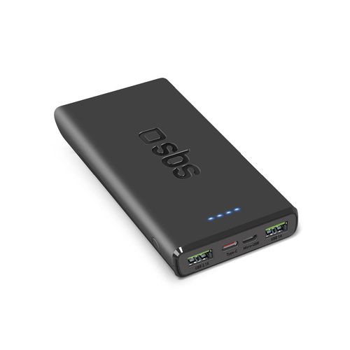 Powerbank SBS TTBB10000FASTPD20K 10000 mAh 20W with Power Delivery - black, SBS TTBB10000FASTPD20K TTBB10000FASTPD20K