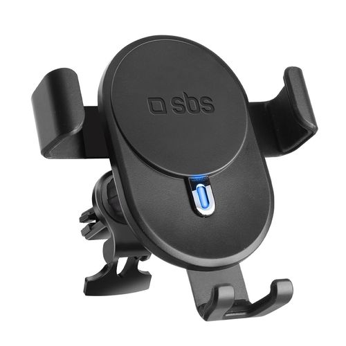 Smartphone holder with inductive charger SBS TESUPWIR10CLIPSTG 10W - black, SBS TESUPWIR10CLIPSTG TESUPWIR10CLIPSTG