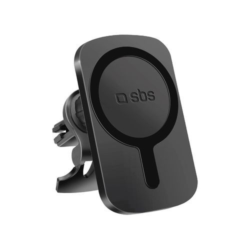 SBS TESUPWIR15WMS Smartphone Holder with Charger Compatible with MagSafe - Black, SBS TESUPWIR15WMS TESUPWIR15WMS