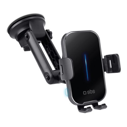 SBS TESUPEXTWIR15W 15W Wireless Charger Holder - Black, SBS TESUPEXTWIR15W TESUPEXTWIR15W