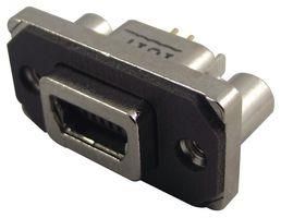 MINI USB, 2.0 TYPE B, RECEPTACLE, TH MUSBB55104