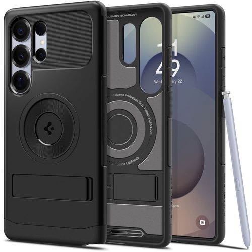Spigen Slim Armor Mag MagSafe Case for Samsung Galaxy S25 Ultra - Black, Spigen 8809971237390 8809971237390