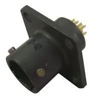 RECEPTACLE, SQ. FLANGE, 10-6, PIN 451 02E 106P 50