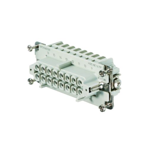 Contact insert (industry plug-in connectors), Female, 500 V, 16 A, Number of poles: 16, PUSH IN, Size: 6 Weidmuller 1873560000 04032248458172