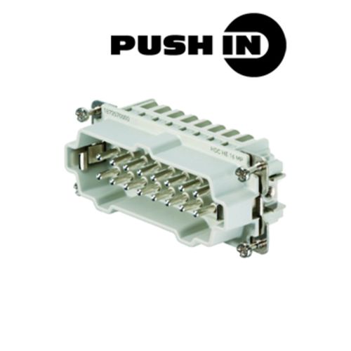 Contact insert (industry plug-in connectors), Pin, 500 V, 16 A, Number of poles: 16, PUSH IN, Size: 6 Weidmuller 1873570000 04032248458189