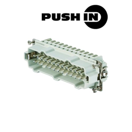Contact insert (industry plug-in connectors), Pin, 500 V, 16 A, Number of poles: 24, PUSH IN, Size: 8 Weidmuller 1873590000 04032248458202