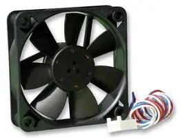 FAN, PC, W/CONN, 60MM 12VDC 612N/2GML-096