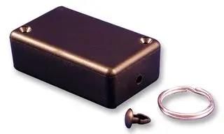 ENCLOSURE, ABS, BLACK, W/KEYRING 1551HRBK