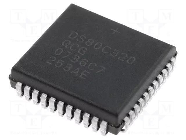 IC: microcontroller 8051; Interface: I2C,SPI,UART; PLCC44 Analog Devices (MAXIM INTEGRATED) DS80C320-QCG+