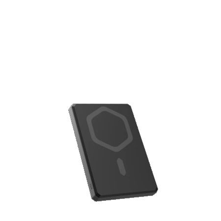 UAG Ultra Slim 5K 5000 mAh Powerbank with 10W Stand MagSafe Compatible USB-C Cable - Black/Gray, UAG 9B4417114030 9B4417114030