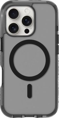 Laut Crystal Matter X MagSafe Case for iPhone 16 Pro - Clear Black, LAUT L_IP24B_CMX_UB L_IP24B_CMX_UB