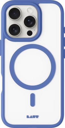 Laut Huex Protect MagSafe Case for iPhone 16 Pro Max - Blue, LAUT L_IP24D_HPT_BL L_IP24D_HPT_BL