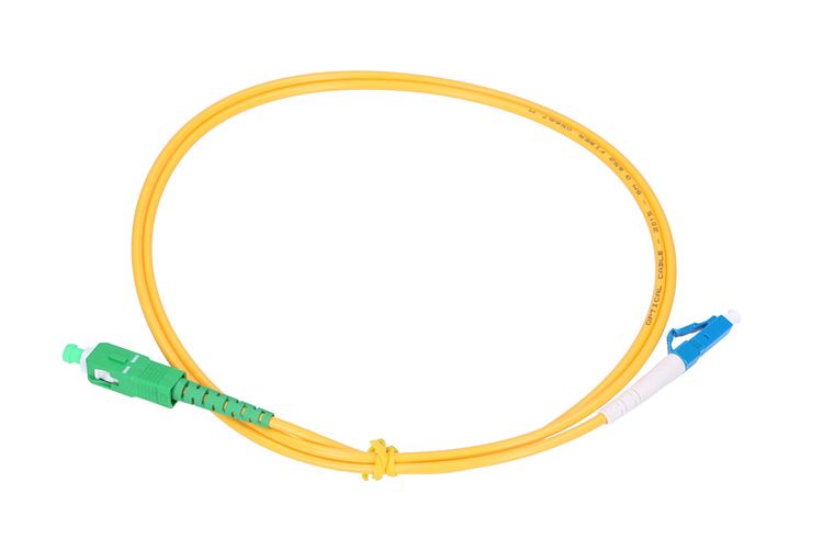 Extralink SC/APC-LC/UPC | Patchcord | Single Mode, Simplex, G652D, 3mm, 1m, EXTRALINK EX.2756 5902560362756