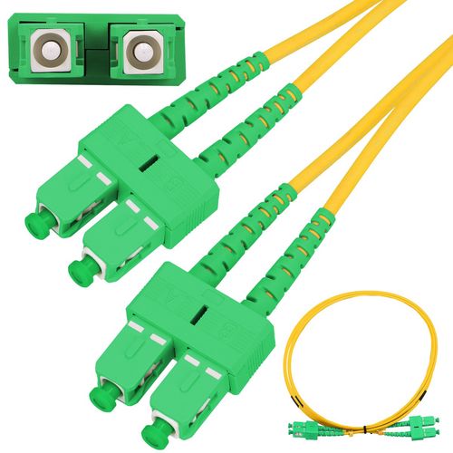 Extralink SC/APC-SC/APC | Patchcord | Single Mode, Duplex, G657A, 3mm, 10m, EXTRALINK EX.2794 5902560362794